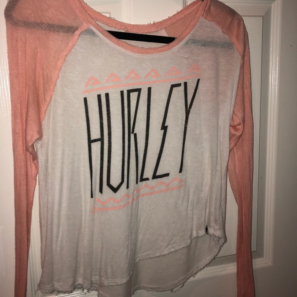 Pink Hurley long sleeve